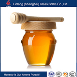 中国工厂直销高质量的带盖玻璃蜂蜜瓶
