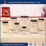 透明280ml加强泡沫盒食品六棱玻璃瓶包装蜂蜜瓶罐头泡沫盒